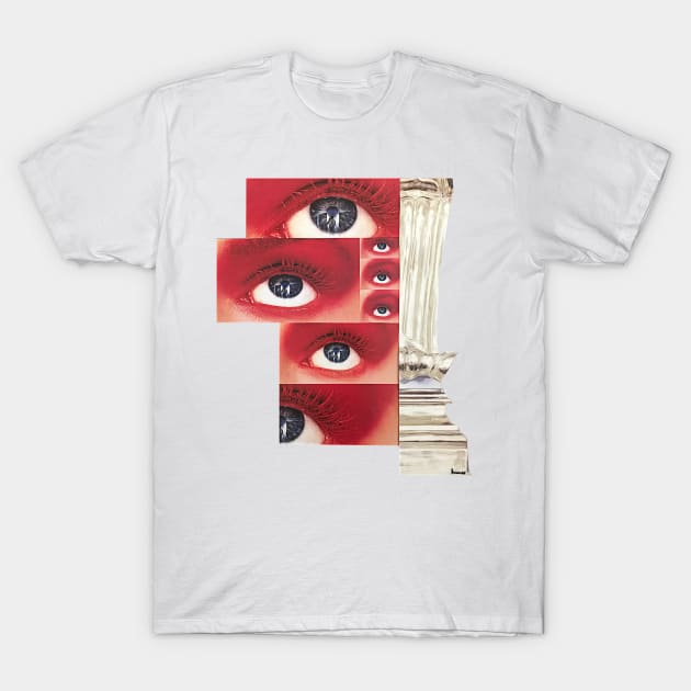 The Eye Collage art T-Shirt by MarisePix